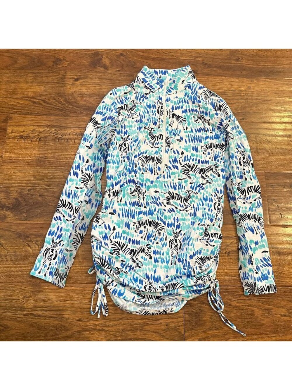 IBKUL women's zebra print long-sleeve top